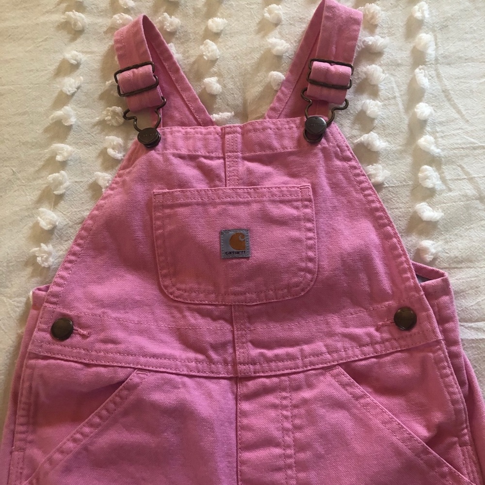 Carhartt 4T pink overalls